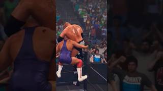 WWE 2K23 Kurt Angle Give Angle Slam To Brock Lesnar From Top Rope #shorts #wwe2k23 #trending #viral