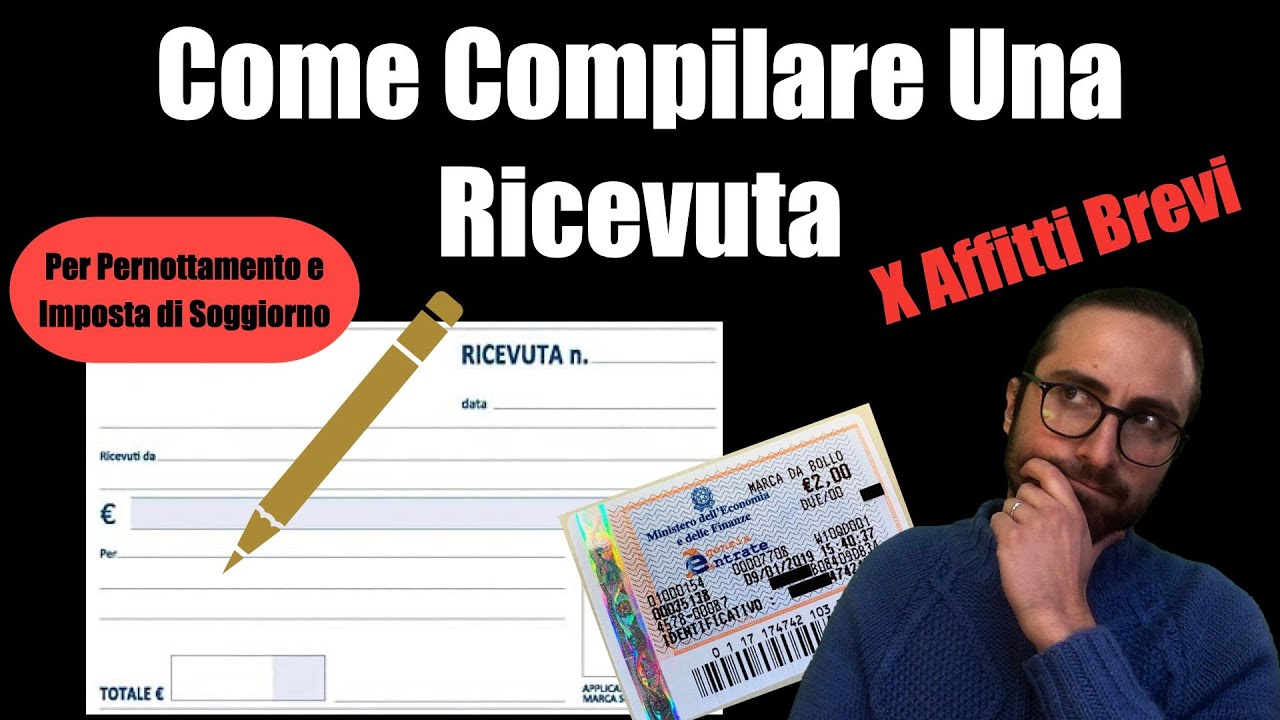 Tutorial Per Compilare Una Ricevuta Per Affitti Brevi - YouTube