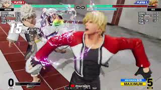 KOF15 combo Meitenkun 806 damage 4.0 meter 1250 gauge anywhere quickmode