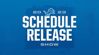 Detroit Lions 2023 Schedule Release Show