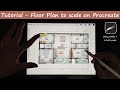 *Beginners Guide*- How to draw a floor plan to scale using procreate?#tutorial #art #interiordesign