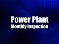 power plant monthly inspection