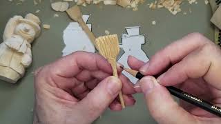 Carving The Snowman and His Broom