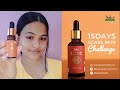 I Tried 15 Days Glass Skin Challenge | Yeka Kumkumadi Bridal Serum