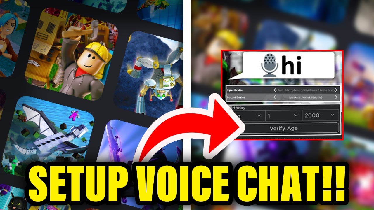 How To SET UP Roblox Voice Chat! *NEW* - YouTube