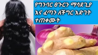 ለተበጣጠሰ ፀጉር እና ለፈጣን ፀጉር  እድገት የሚሆን ቆንጆ ውህድ