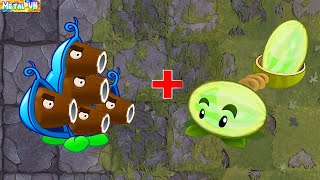 挽植物大戰僵尸2 | New Super Plants Max Level Power Up [ Gold Melonpult vs Cannon Pod ]