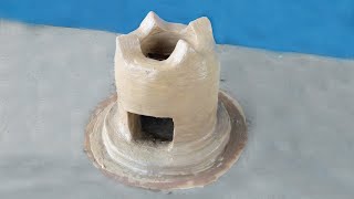 Letest chulha design | New primitive technology mitti ka chulha