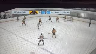 Philippe Guay, 27 White, 360o Vision, First Playoff Game, NCDC Bruins Jr vs Islanders Hockey Club