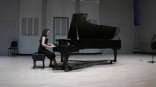 Pianist Zihui Wang plays Rachmaninoff Études-Tableaux Op. 39 No. 6 and Prélude Op. 32 No.5