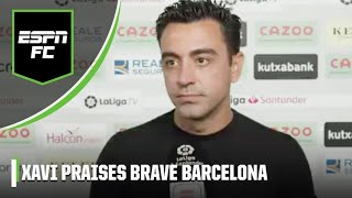 Xavi explains playing BRAVE with 3 defenders for Barcelona 👏 | ESPN FC