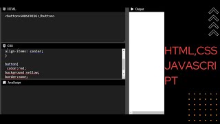Live Code Editor using html,css & javascript #html #css #js #frontend