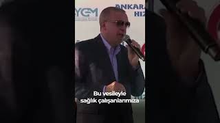 Cumhurbaşkanımız: Develi’deki hastanemize görev şehidimiz Doktor Ekrem Karakaya’nın ismini verdik.