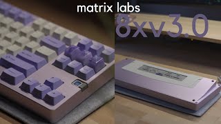 Matrix 8xv3.0 Keyboard Typing Sound Test | Peppa Pig Plate