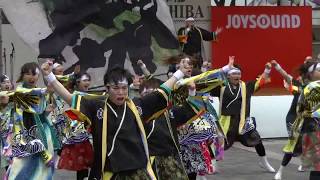 鴉 -新曲お披露目- 食楽ICHIBA2018 ステージ演舞 【よさこい】