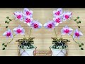 [FULL STEPS] Interior Flowers #DIY HANDMADE FELT ORCHIDS - DIY Flower || S Nuraeni