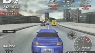 湾岸M MT3DX+ VS player C1 Outward Morning RX-8 vs EVO9 vs BNR34 vs EVO6