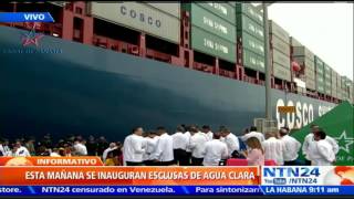 NTN24 presente en la inauguración de la ampliación del canal de Panamá con todos los detalles