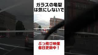 信号無視で爆走する自転車の顛末。  #shorts #car  #それでもみんな無事