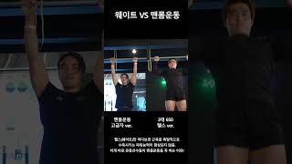 맨몸운동 VS 헬스(웨이트) 풀업을 어떻게 할까? #shorts