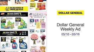 Dollar General Weekly Ad 05 10 05 16