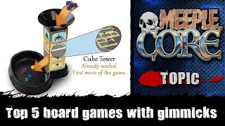 MeepleCore Podcast EP83 - Top 5 board games with gimmicks