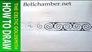 How to Draw Celtic Patterns 101 - Labyrinth, Double spiral in a line 1of2