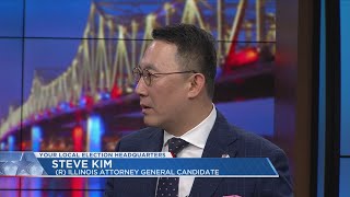 Steve Kim | Running for Illinois Attorney General | Live on WMBD-TV