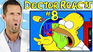 ER Doctor REACTS to Funniest Simpsons Medical Scenes #8