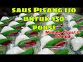 cara membuat saos pisang ijo untuk 150 porsi