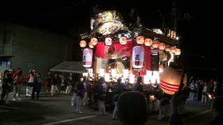 2015  鬼石夏祭り  三杉町クライマックス  屋台囃子