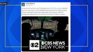 NYPD Aviation Unit monitored airspace over NYC for Santa