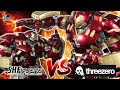 Battle of the Busters! S.H Figuarts VS Threezero Iron Man Mk.44 Hulkbuster Action Figure Comparison