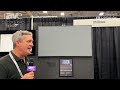 CEDIA Expo 22: EPV Screens Explains Polar Star eFinity 2 Ambient Light Rejecting Projection Screen