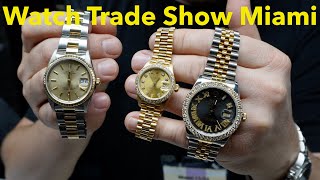 Live Negotiations Inside A Watch Trade Show In Miami