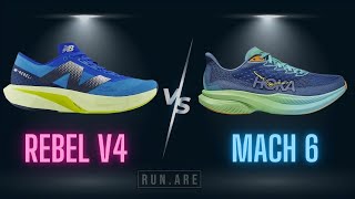 HOKA Mach 6 vs New Balance Rebel v4: WHICH IS BETTER? Shoe Comparison Review