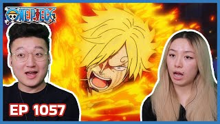 SANJI VS QUEEN | One Piece Episode 1057 Couples Reaction \u0026 Discussion