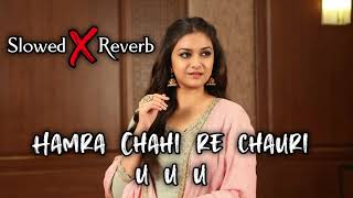 Hamra chahi re chauri u u u lufi version slowed reverb song 🎧| bhojpuri song slowed reverb