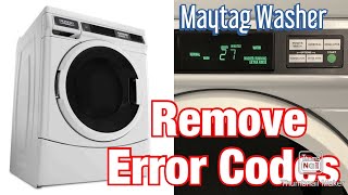 Maytag Washer: Clear Error code