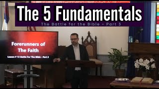 The Five Fundamentals of The Christian Faith