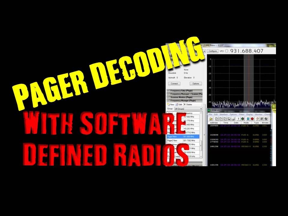 Pager Data Decoding With RTL-SDR -Tutorial - YouTube