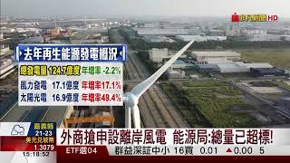 【非凡新聞】風電條件絕佳!台去年再生能源發電創高