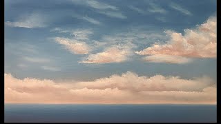 #489 The best brush's to paint believable clouds in acrylic