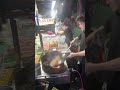 the process of selling supper fried rice and fried noodles