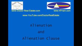 Real Estate Definition: Alienation