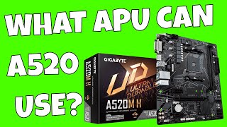 Ryzen 3 2200g On A520 Chipset Does It Work Well ft Gigabyte A520M H