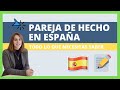 ✅ PAREJA DE HECHO en España: Documentos, Requisitos y Cómo Registrarla