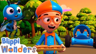 Blippi Learns About Flies! | +More Blippi Wonders | Cartoons For Kids | Educational Videos For Kids