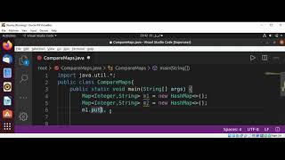 How to Compare two maps in Java