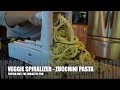 VEGGIE SPIRALIZER - ZUCCHINI PASTA | TRYING OUT THE VEGGETTI PRO